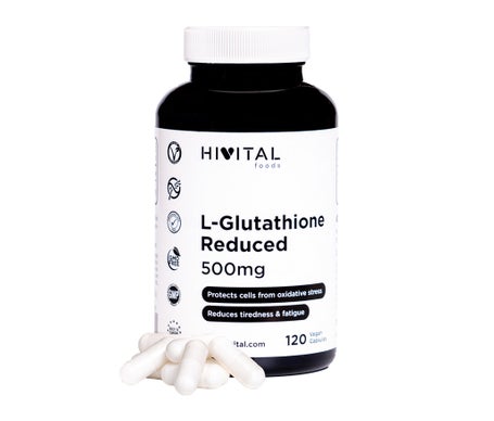 Hivital Foods L Glutatión Reducido 500mg 120caps
