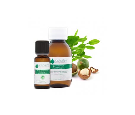Voshuiles Aceite Esencial Ravintsara 10ml + Vegetal Macadamia 100ml