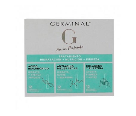 Germinal Acción Profunda Tratamiento Hidratación + Nutrición + Firmeza 36 Ampollas
