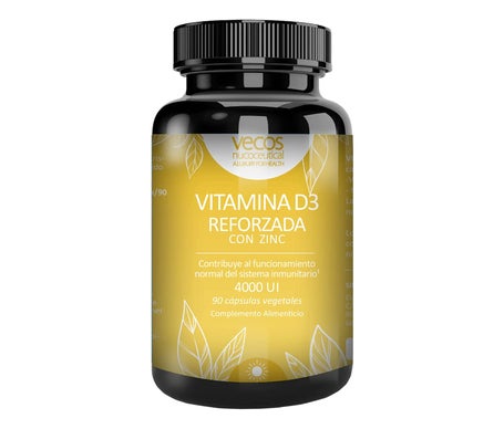 Vecos Nucoceuticals Vitamina D3 con Zinc 90caps