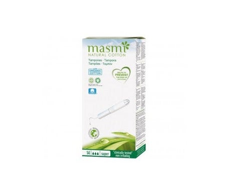 Masmi Tampones Con Aplicador Biodegradable Super 14uds