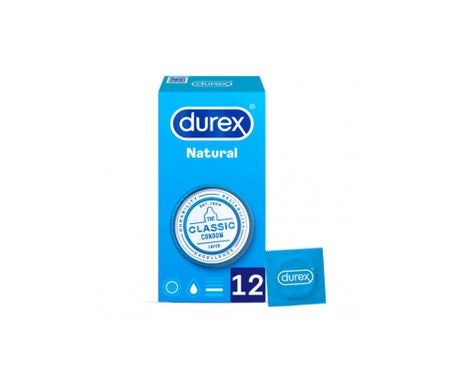 Durex® Natural Plus Easy-On preservativos 12uds