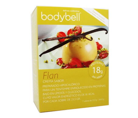 Bodybell Flan Sabor Vainilla 7x24g