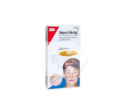 Steri Strip tiras de sutura cutánea 38mm x 6mm 20uds