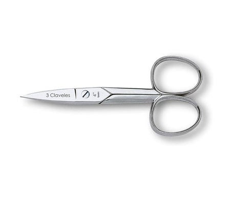 '3 Claveles tijera uñas recta 4'''' 10cm 1ud'