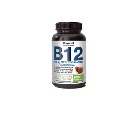 Vermont Supplements Vitamina B12 1000mcg 120comp