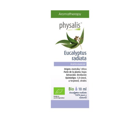 Physalis Aceite Esencial de Eucalipto Radiata Bio 10ml