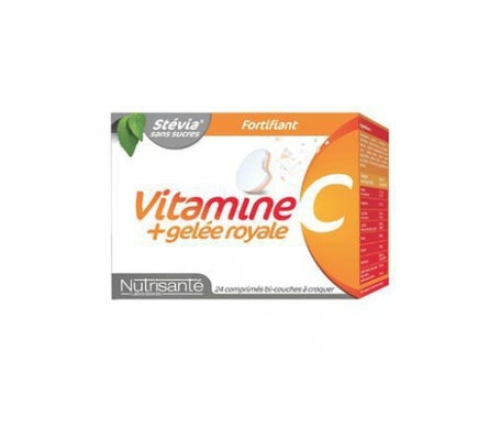 Nutriente Vitamina C + Jalea Real 24 Tabletas Masticar