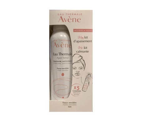 Avène Pack Agua Termal Calmante 150ml + 5 Mascarillas