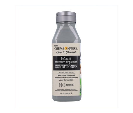 Creme Of Nature Acondicionador Hidratante Arcilla Carbón 355ml