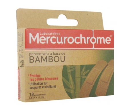 Aderezo de bambú mercurocromo 18uds