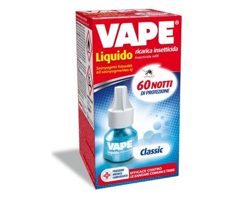Vape Classic Recambio Líquido Antimosquitos 60 Noches 36ml