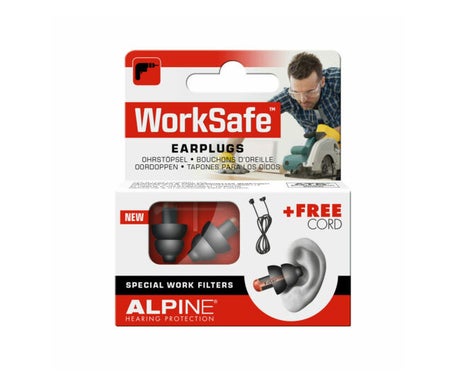Alpine WorkSafe Tapones para los Oídos 2uds