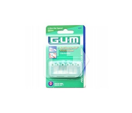GUM Cepillos interdentales recarga 0,5 mm Proxabrush (6 uds.) - Higiene bucal