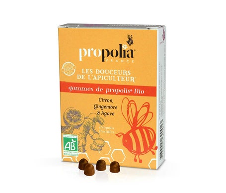 Propolia Gomitas Propóleo Organic Jengibre Limón Agave 45g
