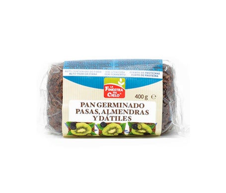 La Finestra sul Cielo Pan Trigo Germinado Pasas Almedras 400g
