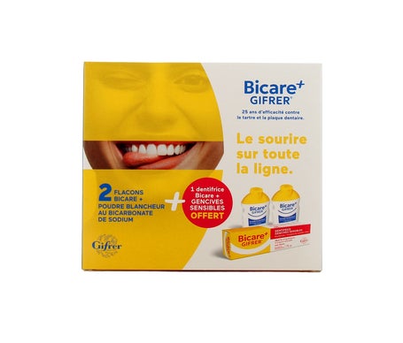 Gifrer Bicare + Double Act 2x60 g + Dentífrico 75 ml