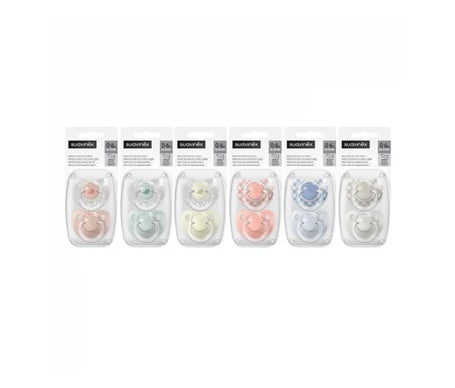Suavinex Chupete Anatómico Silicona 0-6m 2 uds