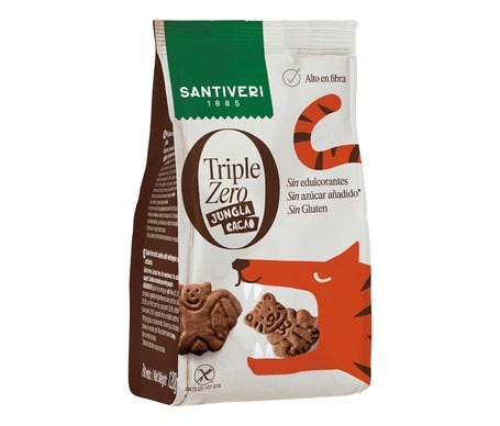 Santiveri Galletas Triple Zero Jungla Cacao 120 gr