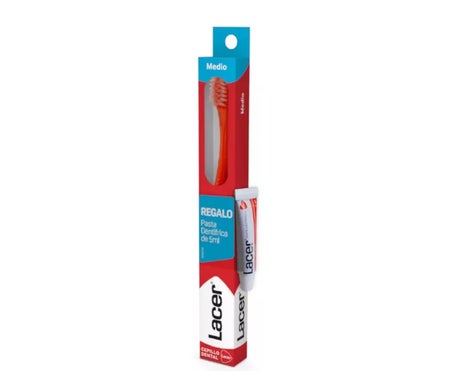 Lacer Cepillo Dental Medio 1ud + Pasta Dentífrica 5ml
