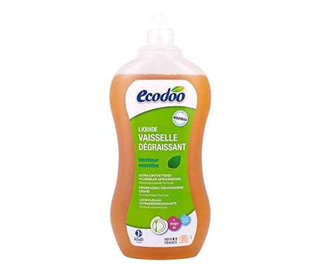 Ecodoo Lavavajillas Desengrasante Menta Eco 1l