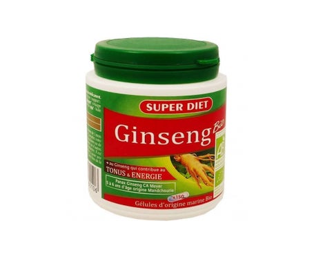 Super Diet Ginseng Panax Ca Meyer Orgánico 150 cápsulas