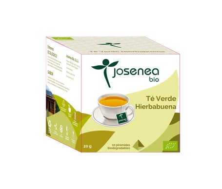 Josenea Té Verde Hierbabuena BIO 10 pirámides en sobre