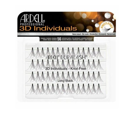 Ardell Pestañas Postizas 3D Individuales Long Black 56uds
