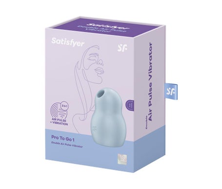 Satisfyer Pro To Go 1 Estimulador y Vibrador Azul 1ud