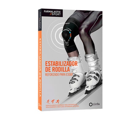 Estabilizador De Rodilla Reforzado Para Esqui Farmalastic Sport T- Xs