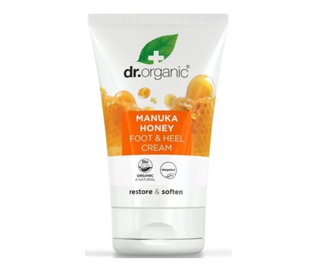Dr.Organic Crema pies y talones Miel manuka 125ml