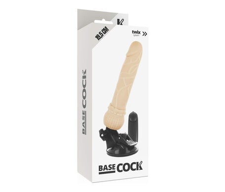 Basecock Realistic Vibrador Control Remoto Natural 19.5cm 1ud