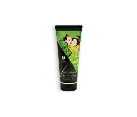 Shunga Kissable massage cream (200 ml) Pear & Exotic Green Tea