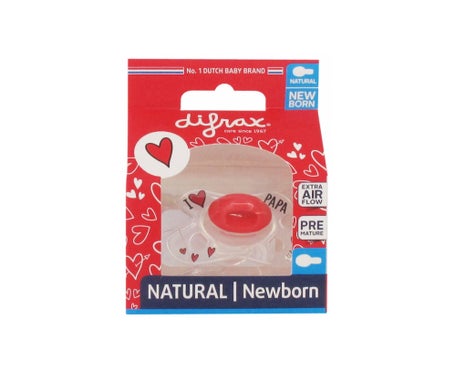 Difrax Sucette I Love Papa Newborn 1ud