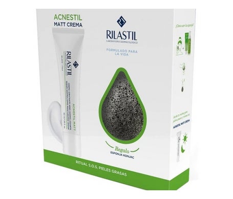 Rilastil Pack Acnestil Matt Crema + Esponja Konjac 1ud