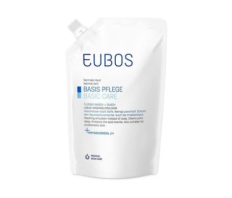 Eubos Liquid Washing Emulsion Refill (400ml) - Productos para baño y ducha