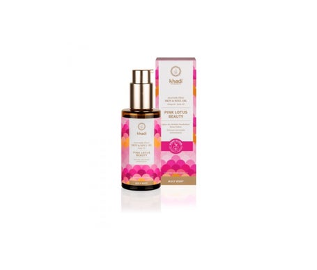 Khadi Aceite Elixir Ayurveda Loto-Rosado 100ml