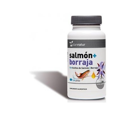 Plannatur Omega 3+6 Salmón Borraja 500mg 120caps