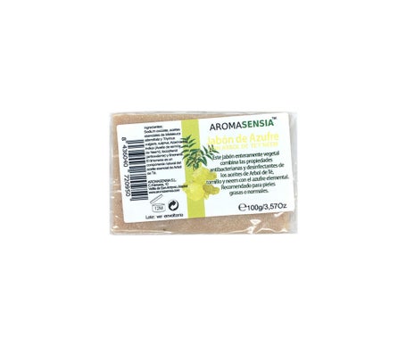 Aromasensia Jabón de Azufre con Árbol de Té y Neem 100g
