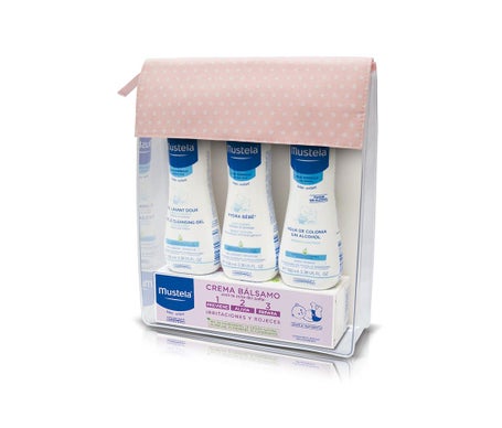 Mustela Neceser Básicos Rosa 4 productos
