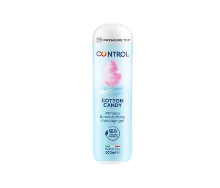 Control Gel Masaje 3 en 1 Algodón de Azúcar 200ml