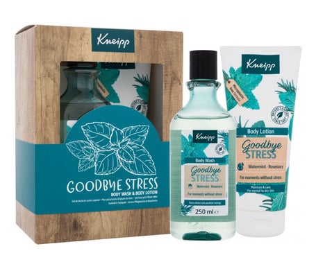 Kneipp Goodbye Stress Gel Douche 250ml + Lait Corporel 200ml