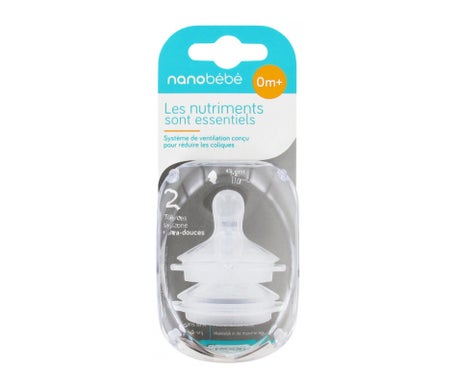 Beaba Nano Bébé Tétines Silicone Lent 2uds