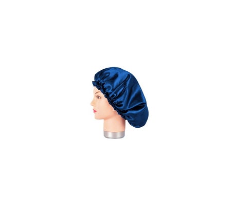 Bifull Gorro de Satén Azul Anti Frizz 1ud