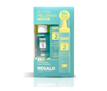 Isdin Pack Acniben Rutina Piel Grasa Noche
