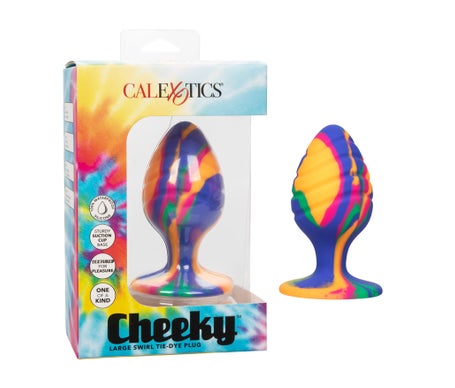 CalExotics Cheeky Long Swirl Anal Plug 1ud