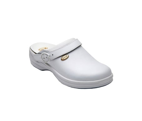 Scholl Zueco Bonus Liso Blanco Talla 45 1 Par