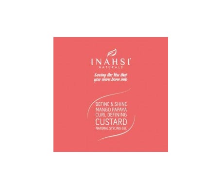 Inahsi Naturals Define Shine Mango Papaya Curl Defining Custard Styling Gel 454g