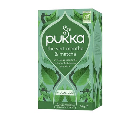 Pukka Té Verde Menta & Matcha Bio 20 Sobres