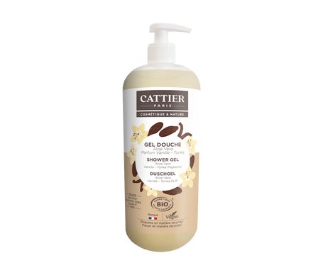 Cattier Gel de Ducha Sin Sulfatos Vainilla Tonka 1L